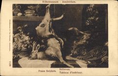 CPA Rijksmuseum Amsterdam Tableau d'interieur 