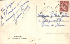 CPA L'Auvergne Chateau de Tournoel 