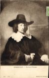 CPA Musee de Bruxelles Rembrandt Portrait d'Homme 