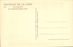 CPA Chateaux de la Loire Villandry La femme du Comedien Goya 