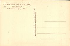 CPA Chateaux de la Loire Villandry Le Sculpteur aveugle par Ribera 