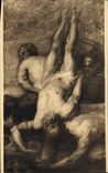 CPA A Van Dyck Le Martyre de St Pierre Musee de Bruxelles 