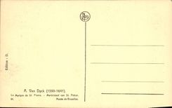 CPA A Van Dyck Le Martyre de St Pierre Musee de Bruxelles 