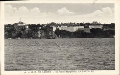 CPA Iles de Lerins Ile Sainte Marguerite Le Fort 