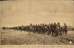 CPA Chantilly Musee Conde Les Cuirassiers de 1805 avant le Combat Meissonier 