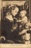 CPA Fra Filippo Lippi Madonna che adora il suo Divin Figliuolo Regia Galleria Uffizi Firenze 