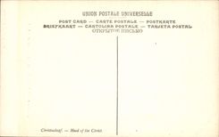 CPA Cathedrale d'Anvers Attribue a Leonard de Vinci Tete de Christ 