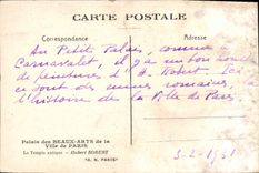 CPA Palais des Beaux Arts de la Ville de Paris 