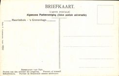 CPA Rembrandt Van Rijn 