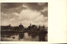 CPA Museum Mauritshuis den Haag J Vermeer van delft Vue de Delft 