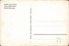 CPA Polskie typy ludowe Pologne Polska