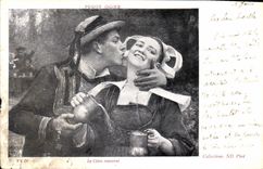 CPA Pegot Ogier le Cidre renverse 