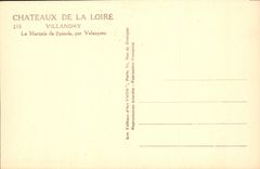 CPA Chateaux de la Loire Villandry le Marquis de Spinola Par Velasquez 