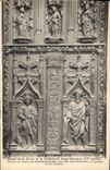 CPA Aix en Provence Detail de la Porte de la Cathedrale Saint Sauveur XV siecle portail en Noyer les