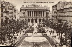 CPA Marseille le Square de la Bourse 