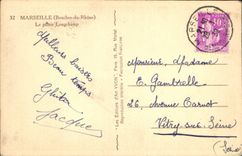 CPA Marseille Bouches du Rhone le Palais Longchamp 