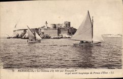 CPA Marseille le Chateau d'If bati par Francois Ier et qui servit longtemps de Prison d'Etat 