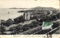 CPA Beaulieu vue generale depuis la Petite Afrique 