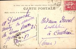 CPA Route de Ragneres de Bigorre a Bareges Vallee de gripp Cascade de Gavet 