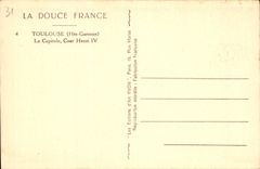 CPA Toulouse Hte Garonne le Capitole Cour Henri IV 