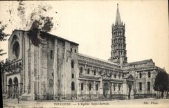 CPA Toulouse l'Eglise Saint Sernin 
