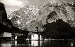 CPA Konigssee St Bartholoma mit Watzmann Ost 