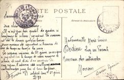 CPA Montpellier Entree du Peyrou Lion