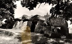 CPA Esse la Roche aux Fees Monument Megalithique classe 2e de France cemagnifique dolmen est compose