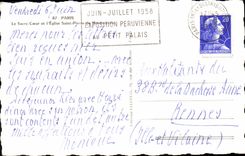 CPA Paris le Sacre Coeur et l'Eglise Saint Pierre 