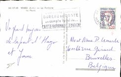 CPA Vence A M la Fontaine du Peyra 