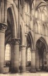 CPA Coutances Interieur de la Cathedrale bas Cotes 