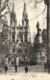 CPA Marseille Eglise des reformes et Monument des Mobiles 