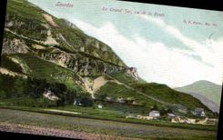 CPA Le Grand Fer vu de la Route 