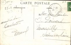 CPA Cauterets Cascade de Lutour Chute Superieure 