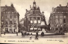 CPA Bordeaux la Place de la Bourse 