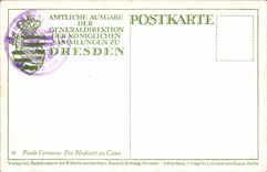 CPA Amtliche Ausgabe der Generaldirektion Der Koniglichen Sammlungen zu Dresden 