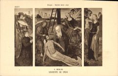 CPA Bruges Hopital Saint Jean H Memling Descente de Croix 