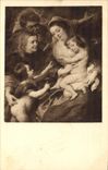 CPA Rubens Heilige Famllie Reproduktion nach dem Original im Colner Wallraf Richartz Museum 