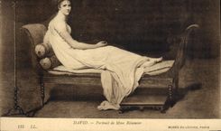 CPA David Portail de Mme Recamier Musee du Louvre Paris 