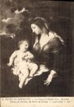 CPA Musee de Bordeaux la Vierge et l'Enfant Jesus Berrelini Pietro da Cartona dit Pierre de Cortone 