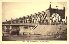 CPA Strasbourg le Pont de Kehl 