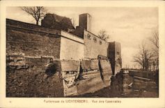CPA Fortresse de Lichtenberg vue des Casemates 