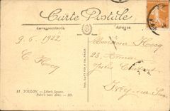 CPA Toulon Place de la Liberte Allee des Palmiers 