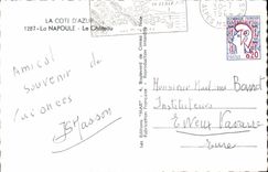 CPA La Cote d'Azur la Napoule le Chateau 