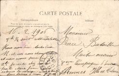 CPA De Paris je vous envoie ces Fleurs 