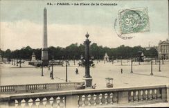 CPA Paris la Place de la Concorde 