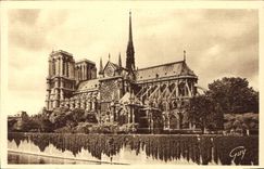 CPA Paris et ses Merveilles Abside de la Cathedrale Notre Dame 1163 1260 