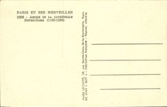 CPA Paris et ses Merveilles Abside de la Cathedrale Notre Dame 1163 1260 