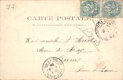 CPA Chatel Guyon Fileuse Folklore