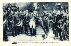 CPA Les Adieux de Napoleon a Fontainebleau le 20 Avril 1814 